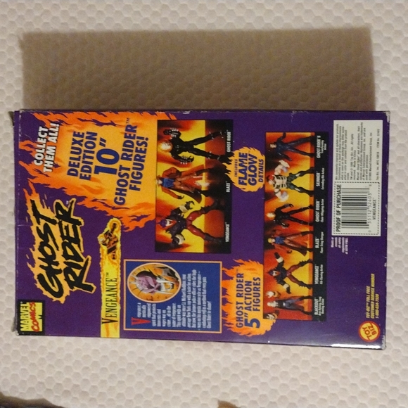 Vintage 1995 Toybiz Marvel Ghost Rider Vengeance 10" inches Deluxe Edition - Picture 2 of 2